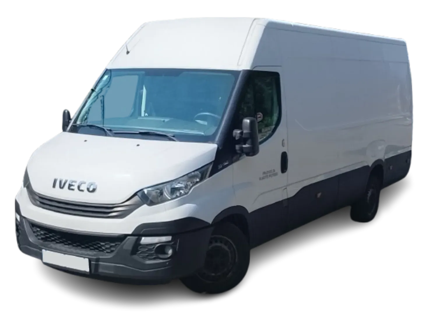 bijeli kombi sa transparentnom pozadinom